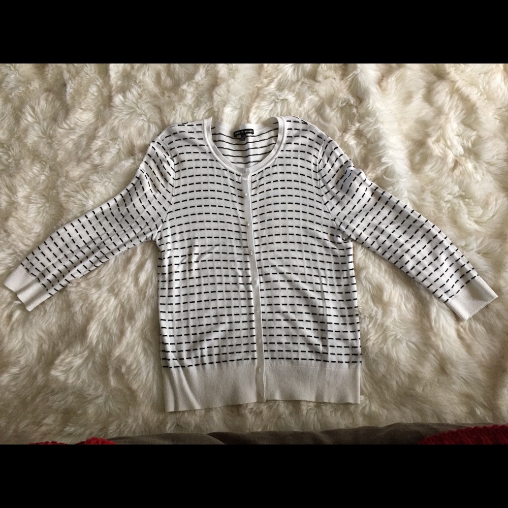 Preppy Cable & Gauge Cardigan